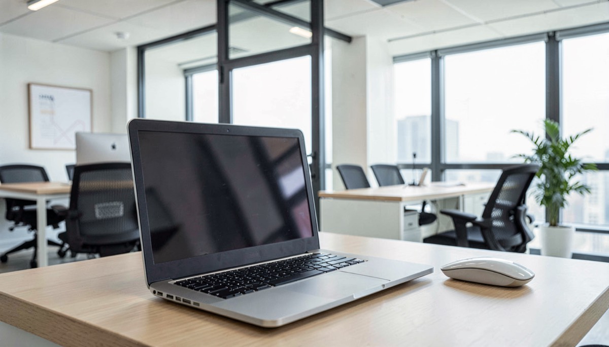 Bureau professionnel organisé pour le télétravail