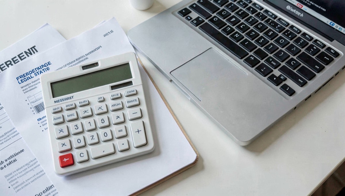 Documents administratifs et ordinateur illustrant le choix d’un statut freelance